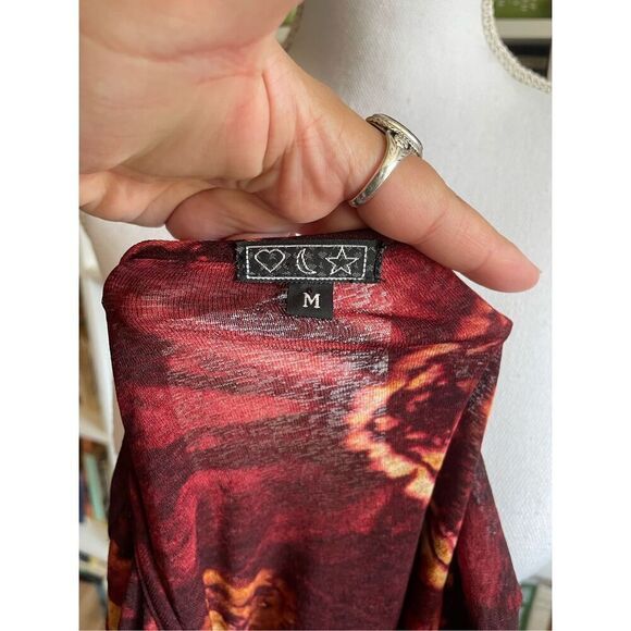 90's Rampage Heart Moon Star Top - Picture 7 of 8